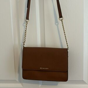 Michael Kors Daniela Gusset Saffiano Leather Crossbody Bag